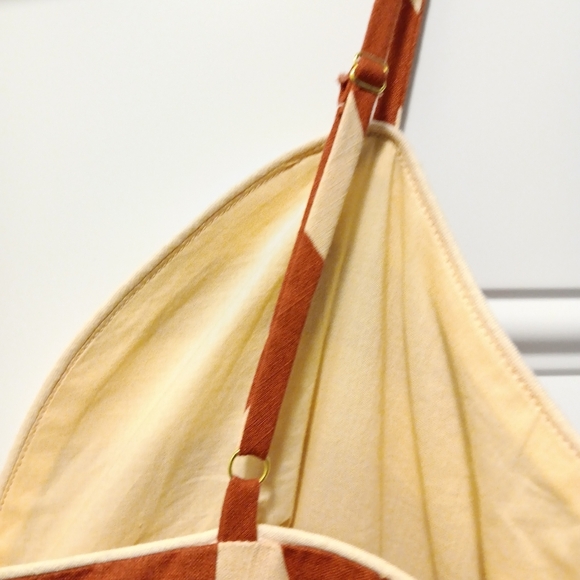 Mon Renn| *Missing* Hook Surreal Midi Dress 100% Cotton Abstract Print US M Tag - Picture 6 of 13